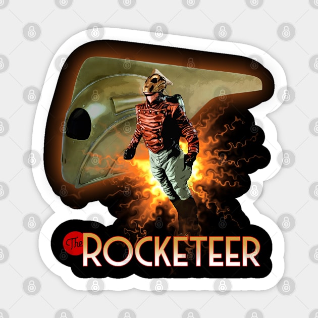 The Rocketeer Sticker by woodsman